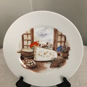 Vintage Limoges Farmhouse kitchen scene